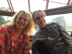 With Jonathan Mills at Bennelong after my Philip Glass show, Sydney Opera House Jan 2021