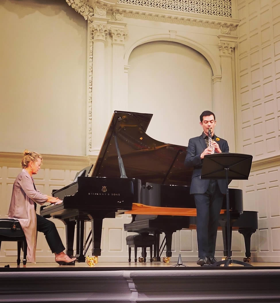 Lisa and Lloyd performing together at Yale University