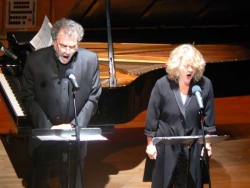 Performing the Ur Sonata with Martin in Merkin Hall, Oct 08