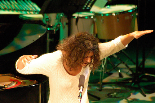 Iva Bittova performing at Sounds Alive 2008